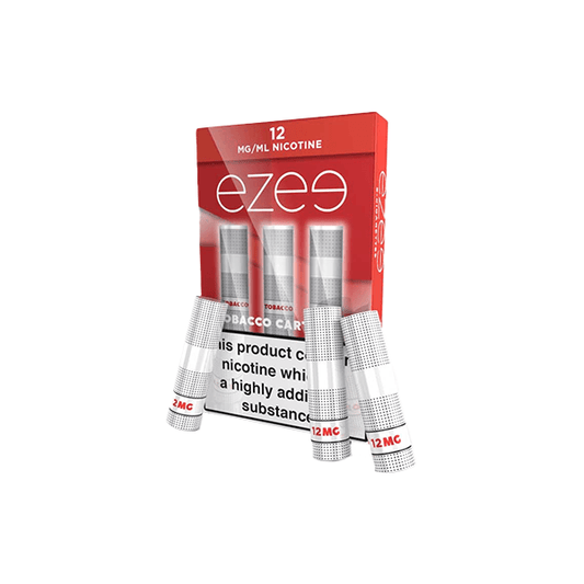 12mg Ezee E-cigarette Cartridges Tobacco 1050 Puffs - Online Vape Shop