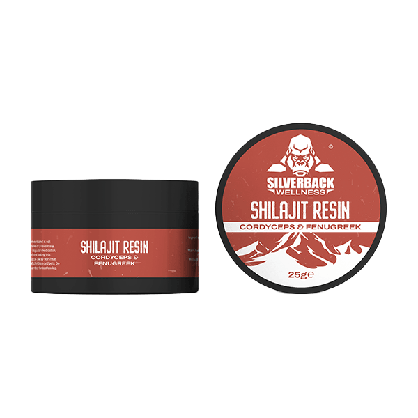 Silverback Wellness Cordyceps + Fenugreek Infused Shilajit Resin 25g - Online Vape Shop