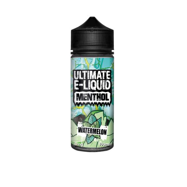 Ultimate E-liquid Menthol by Ultimate Puff 100ml Shortfill 0mg (70VG/30PG) - Online Vape Shop