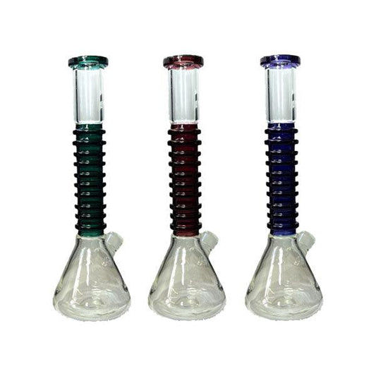 14" Large Percolator Beaker Base Glass Bong - GB002 - Online Vape Shop