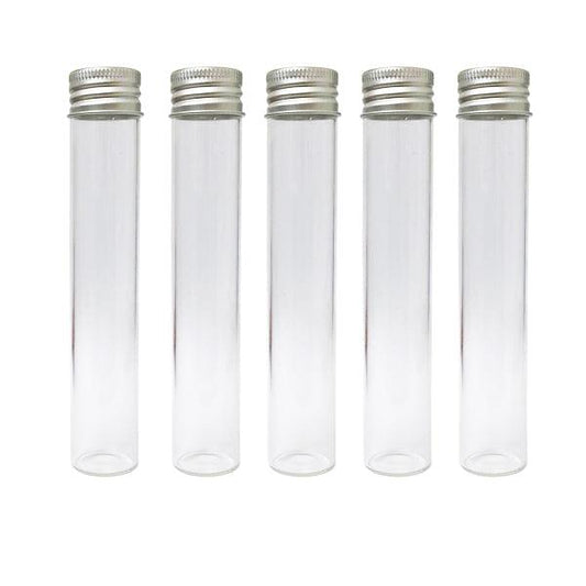 Glass Tube Joint Holder - With Silver Cap - Online Vape Shop