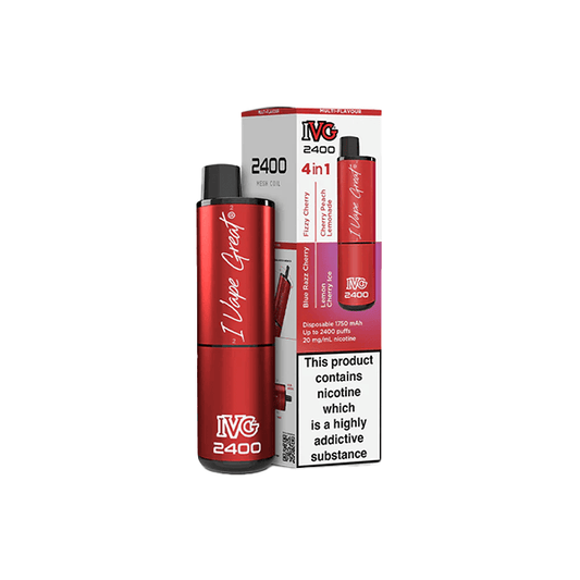 20mg I VG 2400 Disposable Vapes 2400 Puffs - 4 in 1 Edition - Online Vape Shop