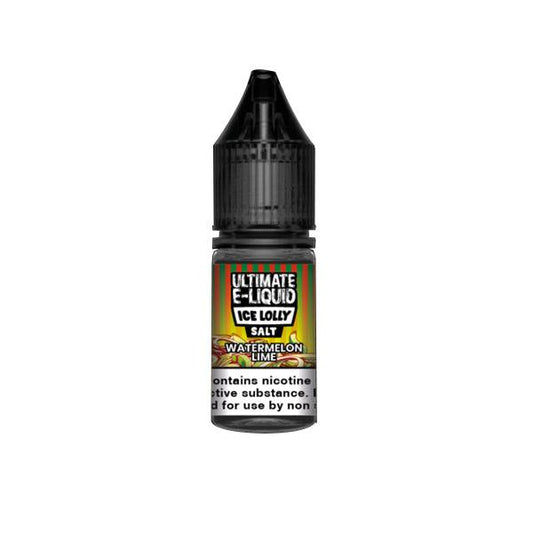 10mg Ultimate E-liquid Ice Lolly Nic Salts 10ml (50VG/50PG) - Online Vape Shop