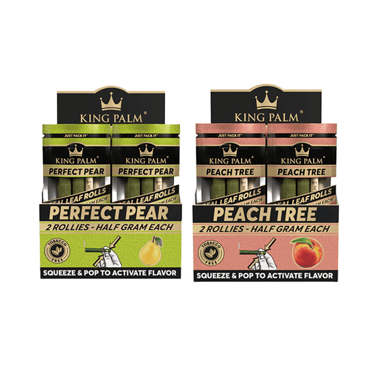 20 King Palm 0.5g Flavoured Wrap Rollies - Display Pack - Online Vape Shop