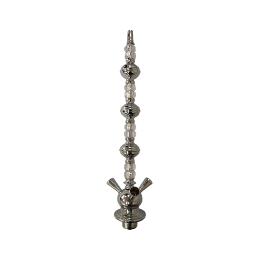 Large Glass Metal Shisha Stem - Assorted Colours - Online Vape Shop