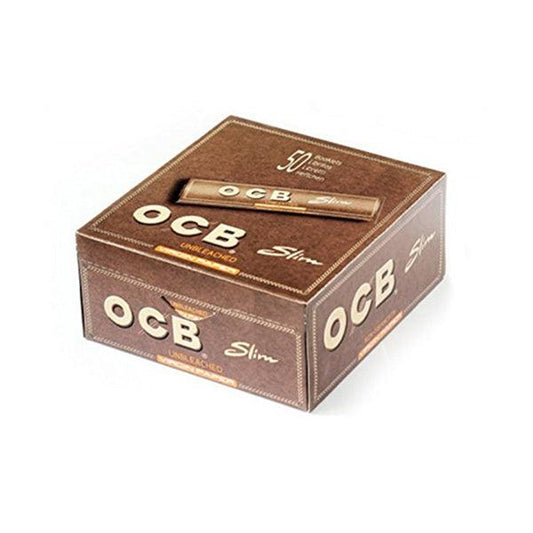 50 OCB Virgin King Size Unbleached Rolling Papers - Online Vape Shop