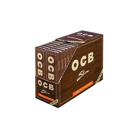 32 OCB King Size SLIM Virgin Papers + TIPS - Online Vape Shop