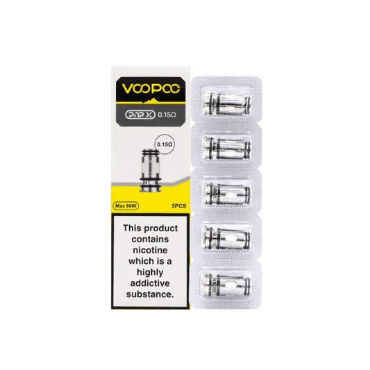 VooPoo PnP X Replacement Coils (0.15Ohm/0.2Ohm/0.3Ohm/0.6Ohm) - Online Vape Shop
