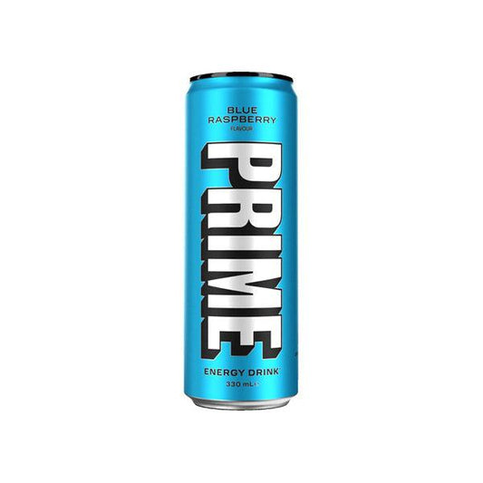 PRIME Energy USA Blue Raspberry Drink Can 355ml - Online Vape Shop