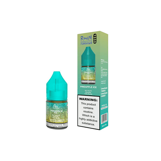 20mg RandM 9000 Tornado Nic Salts (50VG/50PG) - Online Vape Shop