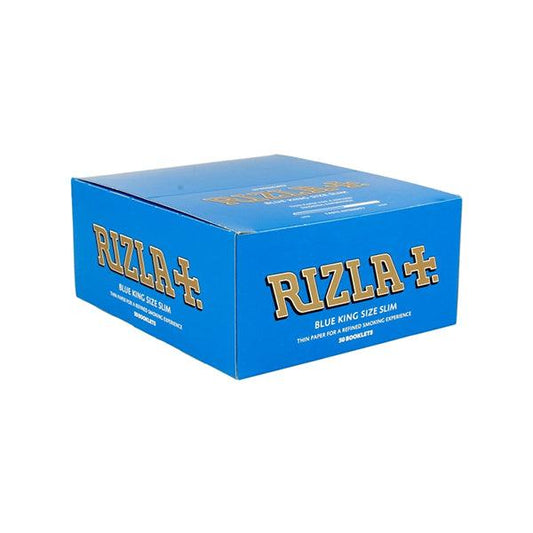 50 Blue King Size Slim Rizla Rolling Papers - Online Vape Shop