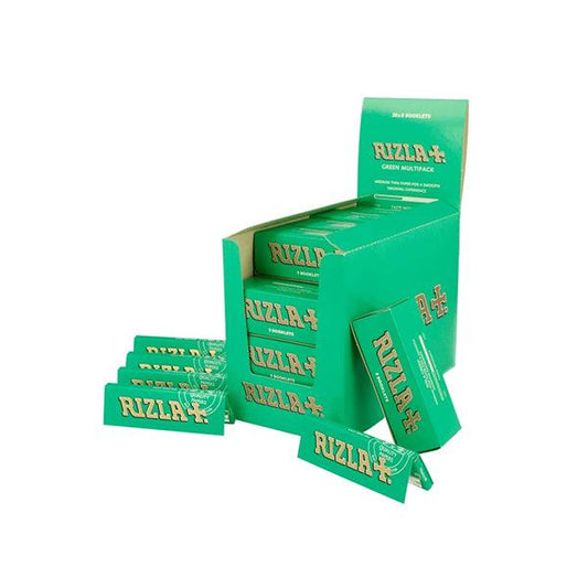 100 Green Multipack Regular Rizla Rolling Papers - Online Vape Shop