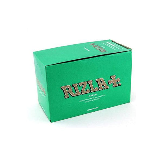 100 Green Regular Rizla Rolling Papers - Online Vape Shop