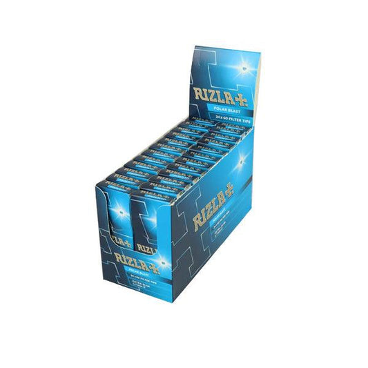 24 Rizla Polar Blast Extra Slim Crushball Filter Tips - Online Vape Shop