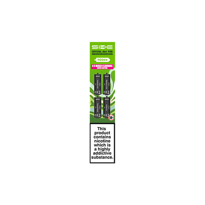 20mg SKE Crystal 4in1 2400 Replacement Pods 2400 Puffs - Online Vape Shop