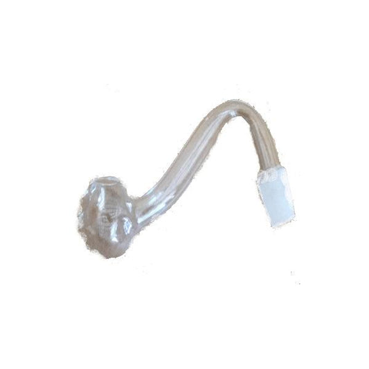10 x S Shape 55mm Hook Polish Glass Pipe - GP126 - Online Vape Shop