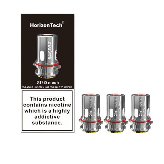 Horizon Tech Sakerz 2in1 Mesh Coils 0.17ohm - Online Vape Shop