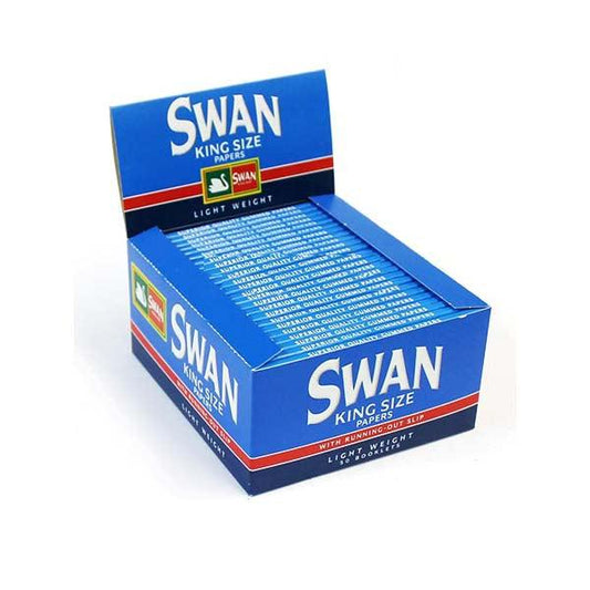 50 Swan Blue King Size Rolling Papers - Online Vape Shop