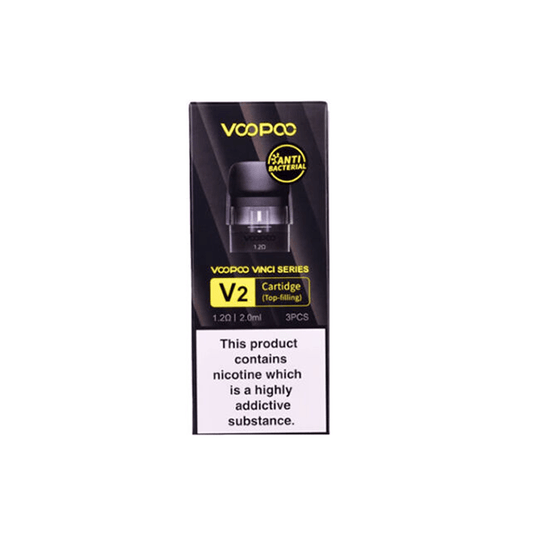 VooPoo Vinci V2 Replacement Cartridge Pods 0.8Ω/1.2Ω - 3Pcs - Online Vape Shop