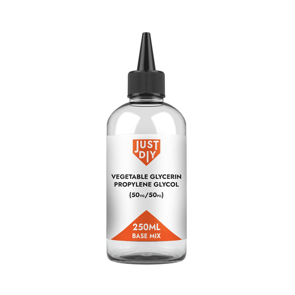 Just DIY Highest Grade 250ml Base Mix DIY E-liquid Concentrate (50VG/50PG) - Online Vape Shop