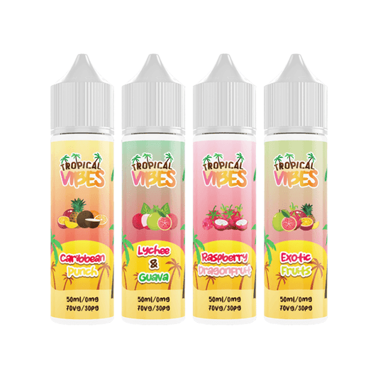 Tropical Vibes 50ml Shortfill 0mg (70VG/30PG) - Online Vape Shop