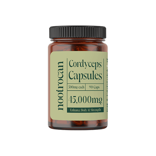 Nootrocan 45000mg Nootropic Vegan Mushroom Capsules - 90 Caps - Online Vape Shop