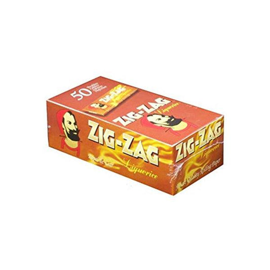 50 Zig-Zag Liquorice Regular Size Rolling Papers - Online Vape Shop